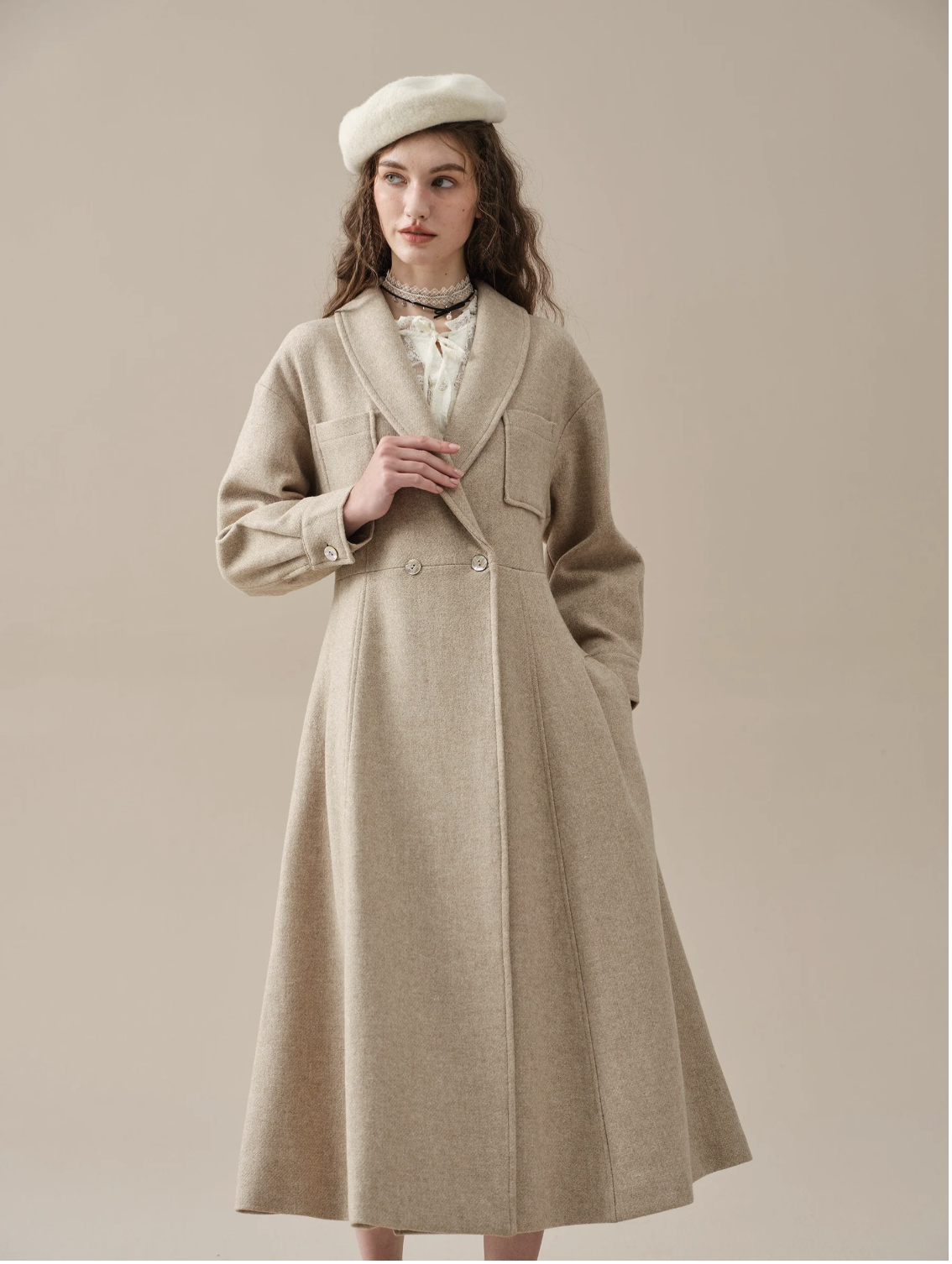 linen naive coat